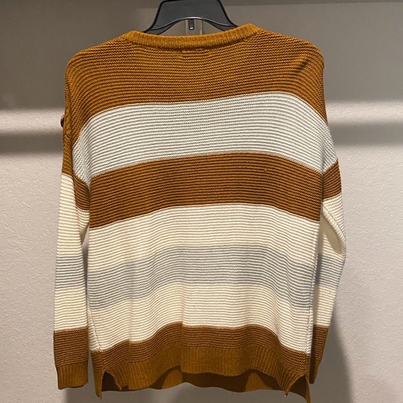 PINK CLOVER (Stitch Fix) Mariko Button Detail Ribbed Pullover Sz XL - Picture 5 of 6